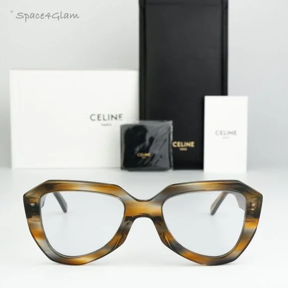 NEW Celine CL40046U 55A Shiny Havana Smoke Photochromatic  display picture 1